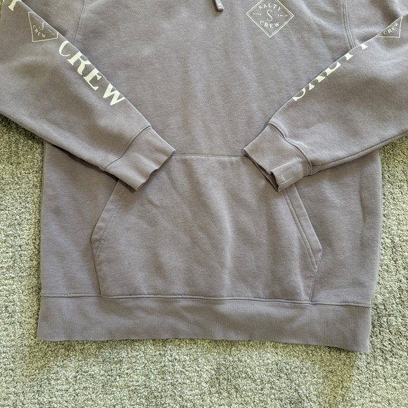 Salty Crew Lavender Tippet Find Refuge Hoodie‎ Pullover Long Sleeve Logo Medium - Picture 4 of 11